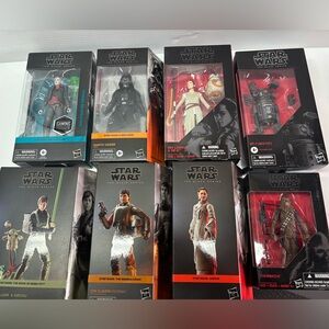 Star Wars The Black Series – Lot of 8 Figures | New in Box - Darth Vador, Luke..